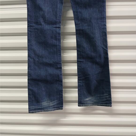 Y2K Rock Revival Chrissie Boot Cut Jeans Women's 26 Low Rise Distressed Denim - Picture 7 of 13